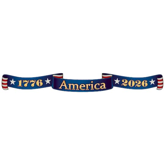 Beistle 37.25" Semiquincentennial Streamers, 3ct.